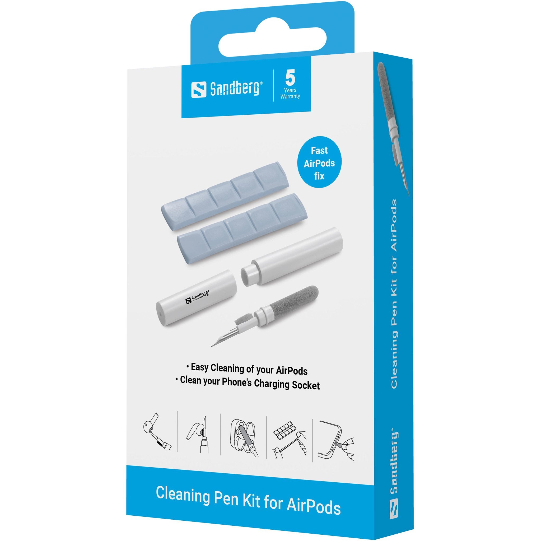 EAN 5705730470325 - Sandberg 470-32 auricular / audífono accesorio Kit de limpieza imagen 8