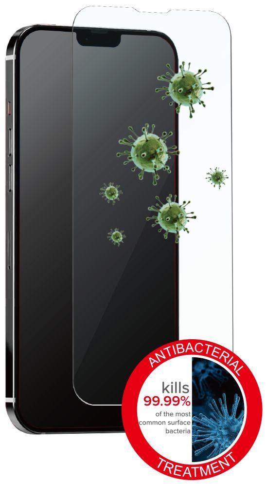 Estuff Titan Shield Antibacterial Glass Screen Protector For Iphone 13 Mini Protector De Pantalla Apple 25 Pieza(S)