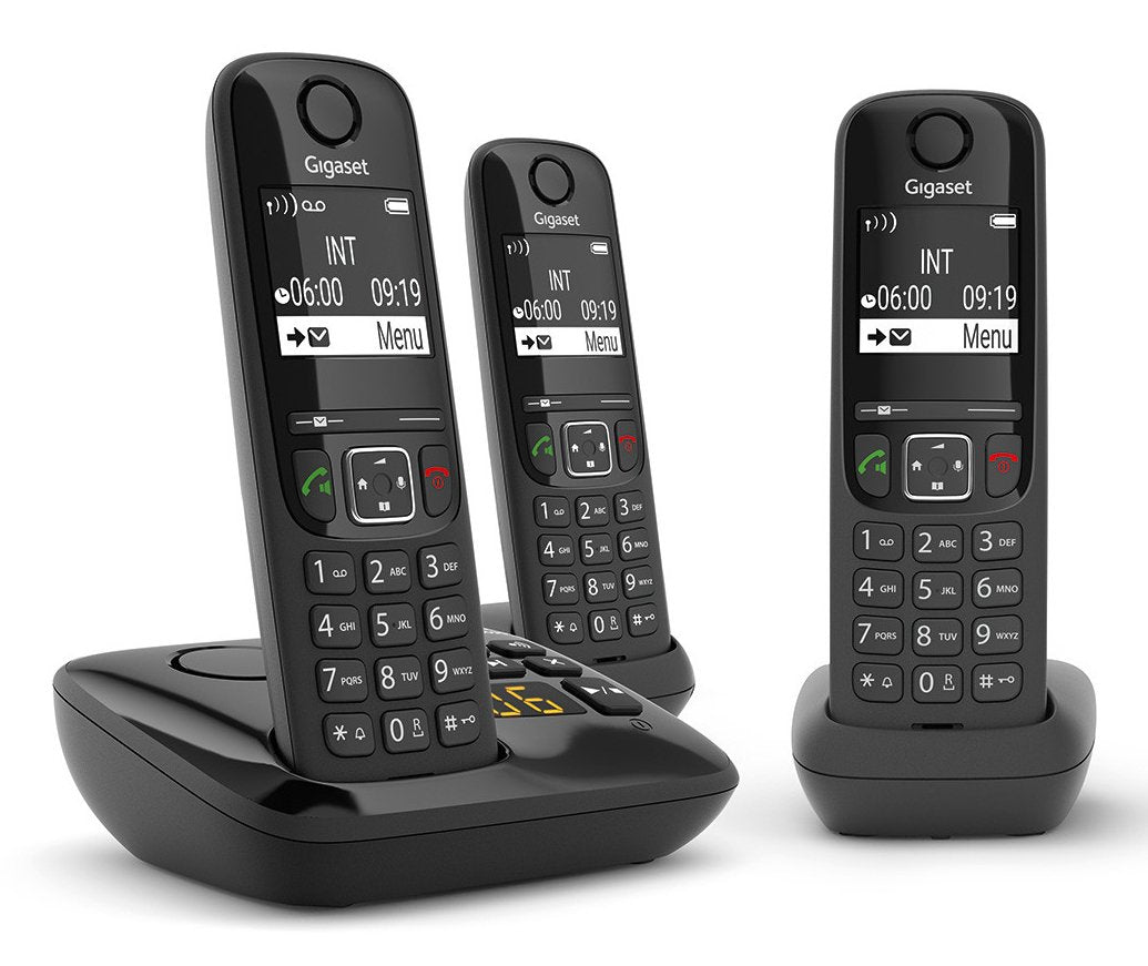 EAN 4250366854717 - Gigaset AS690A Trio Teléfono DECT/analógico Negro imagen 1