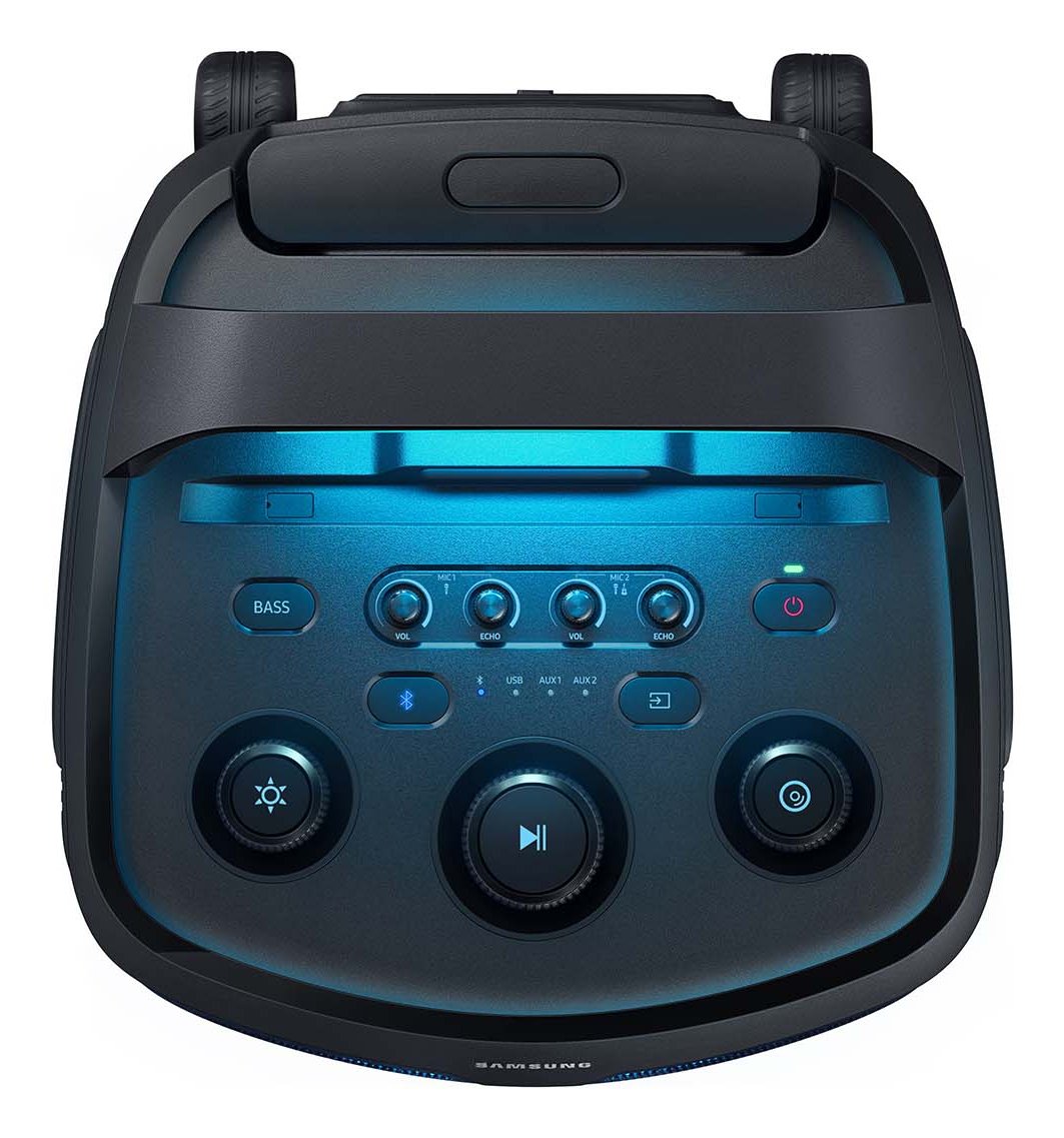 Altavoz De Gran Potencia Samsung Mx St50f Zf 240w Con Batería Autonomía 18h Portátil Para Fiestas Asa De Transporte Y Ruedas Bluetooth