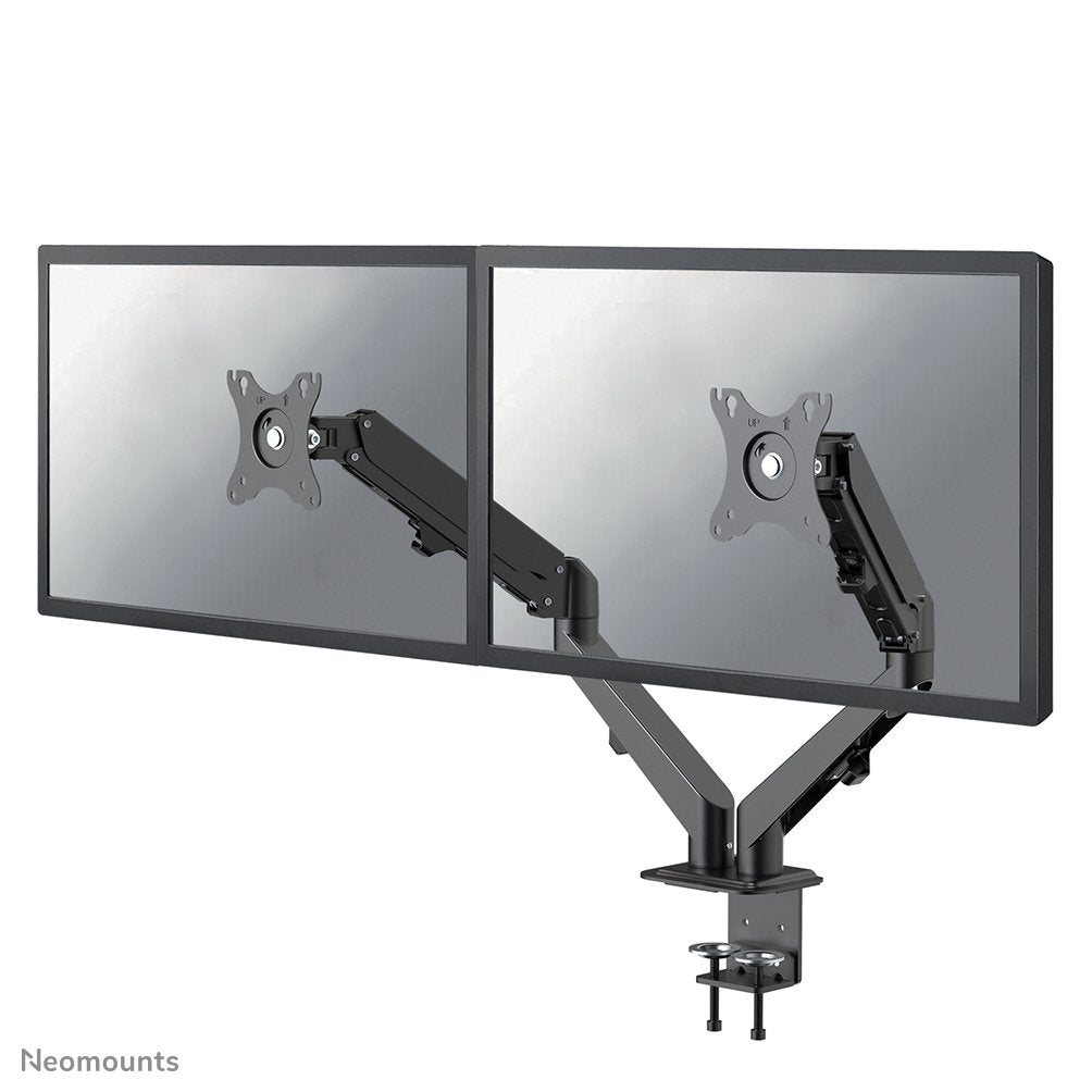 Soporte De Escritorio De Movimiento Completo Para 2 Pantallas De 17-27" 7kg Ds70-700bl2 Neomounts