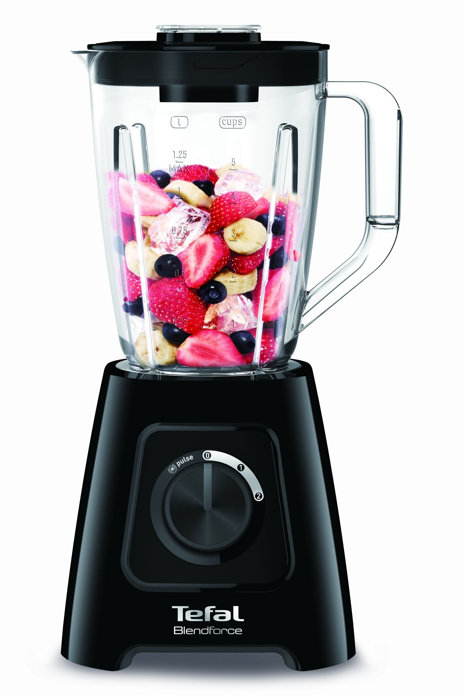 Tefal Blendforce Ii Bl4208 Licuadora 1,25 L Batidora De Vaso 600 W Negro