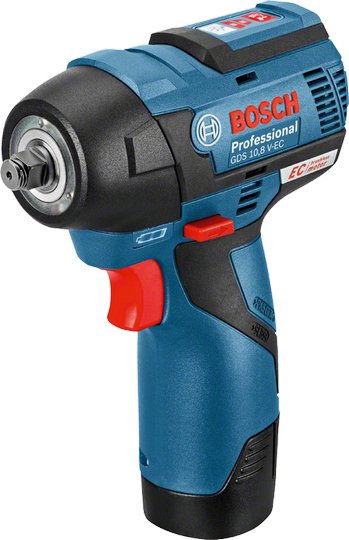 Atornillador De Impacto Bosch Professional  Inalámbrico Gds 12v-115 Professional Solo, 12 Voltios Azul/Negro, Sin Batería Ni Cargador 3165140765114