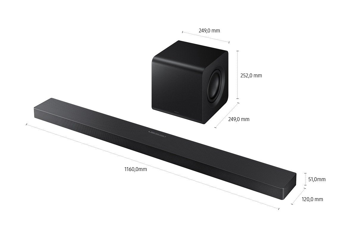 Barra De Sonido Samsung Serie Q Hw-Qs710gf Negro  Hw-Qs710gf/Zg