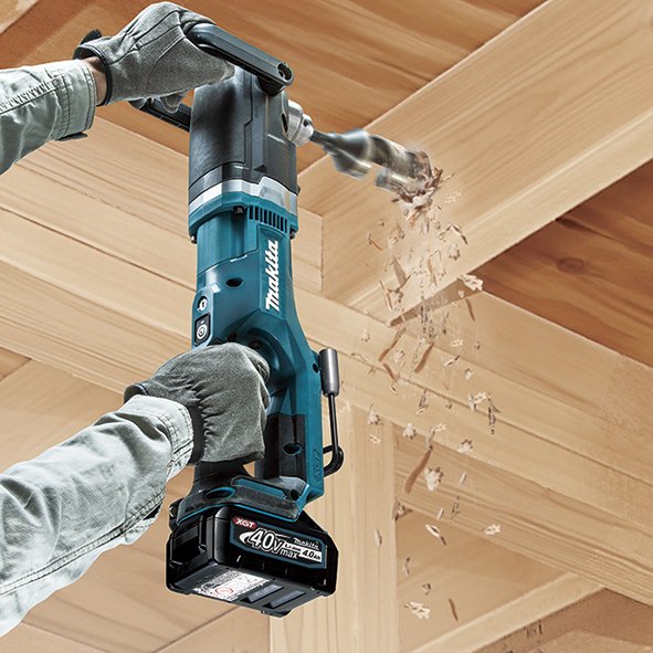 Makita Taladro Angular Inalámbrico Da001gz Xgt, 40 Voltios Da001gz