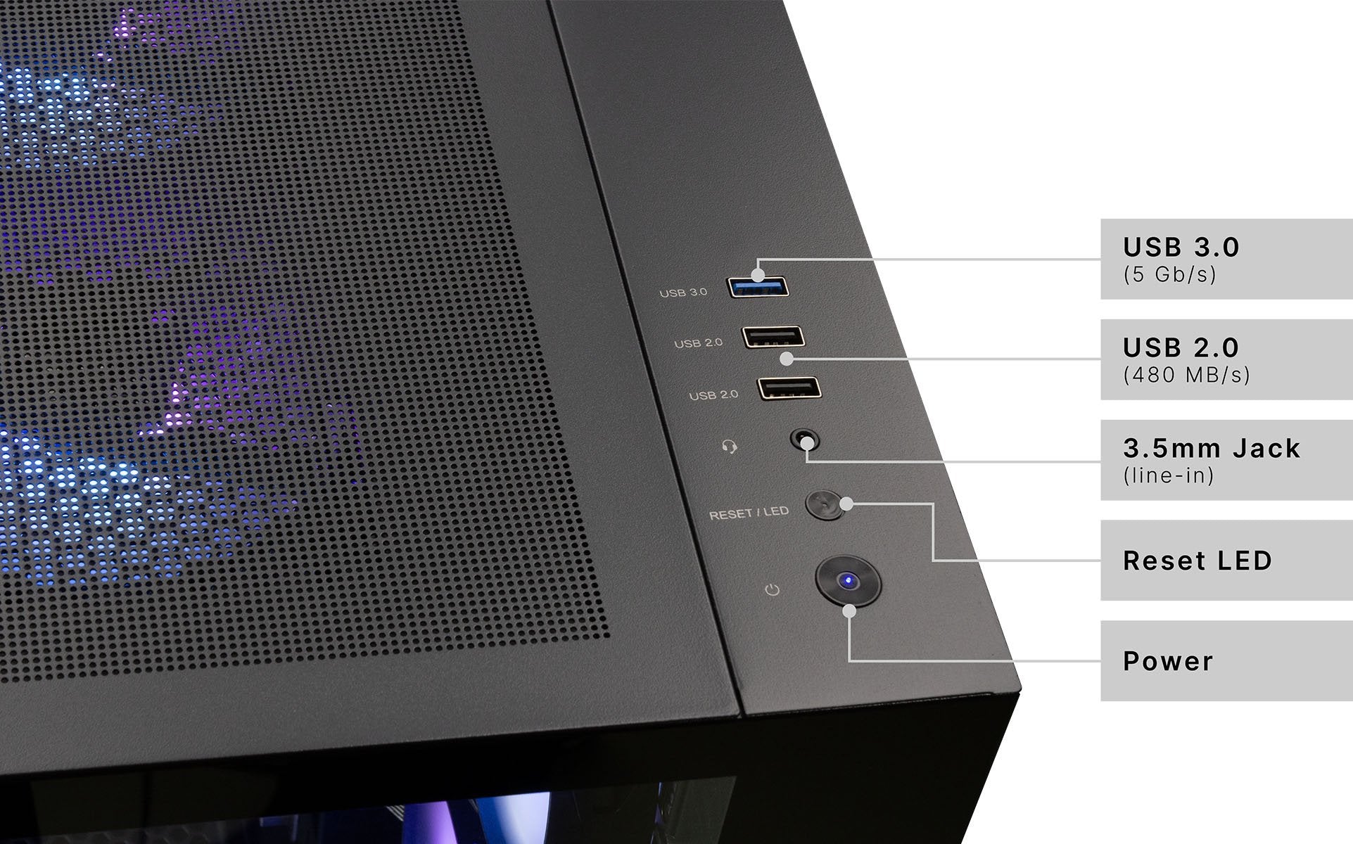 EAN 4046373896525 - CAPTIVA Highend Gaming R89-652 AMD Ryzen™ 7 7800X3D 32 GB DDR5-SDRAM 1 TB SSD NVIDIA GeForce RTX 5070 Ti  imagen 8