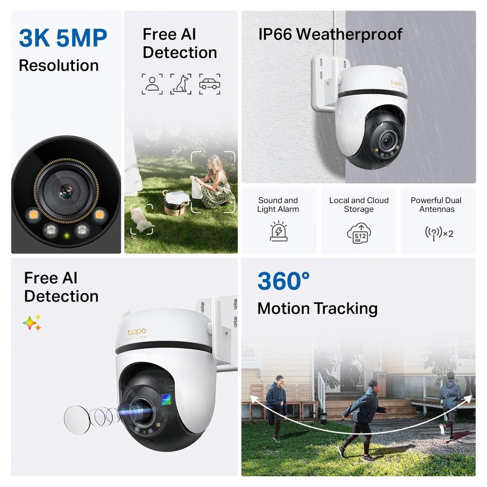 Wrl Camera Pan/Tilt/Tapo C530ws Tp-Link