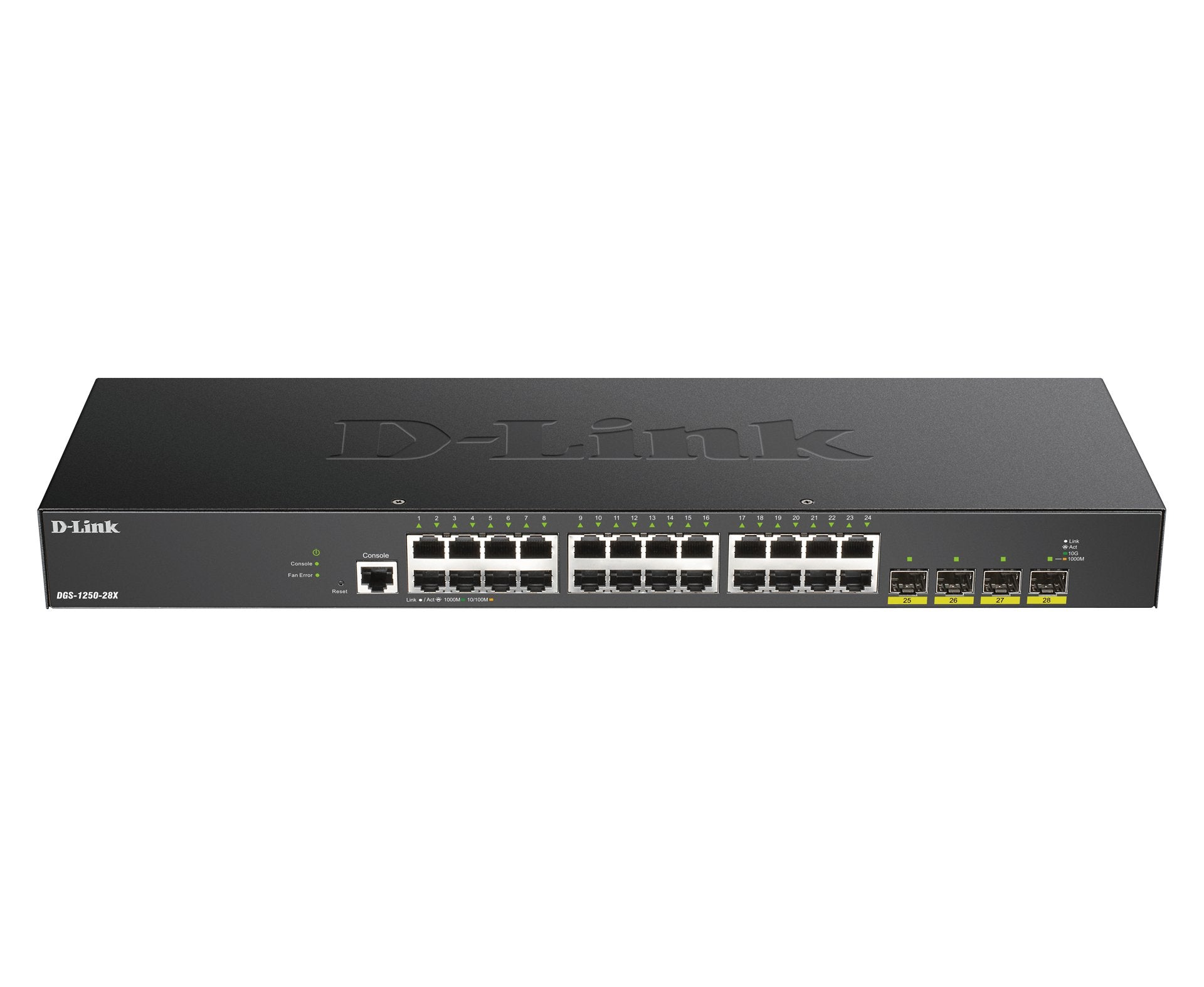 EAN 0790069467875 - D-Link DGS-1250-28X Gestionado L3 Gigabit Ethernet (10/100/1000) Negro imagen 1