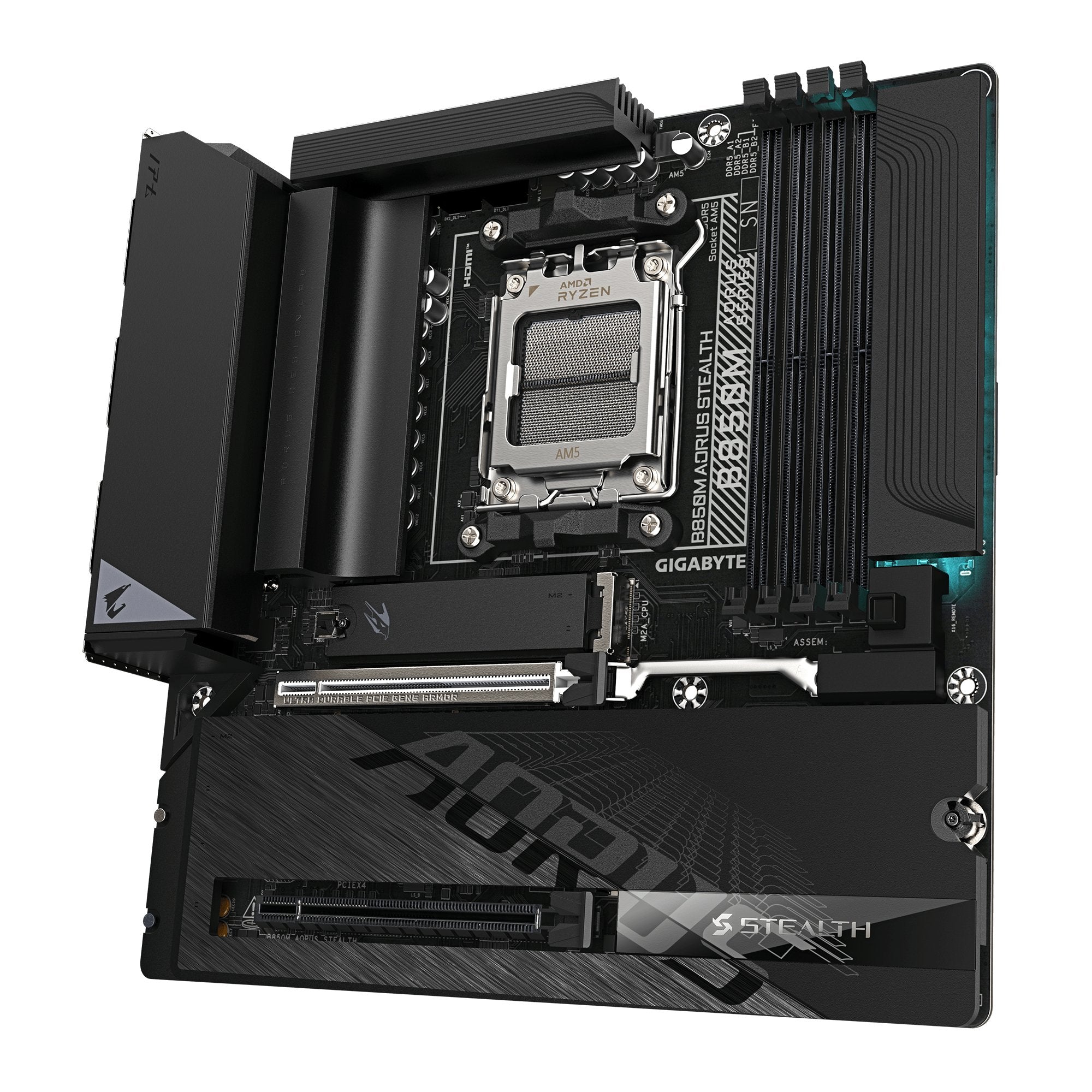 Gigabyte B850m Aorus Stealth Am5 4xddr5 Hdmi Dp 3xm.2
