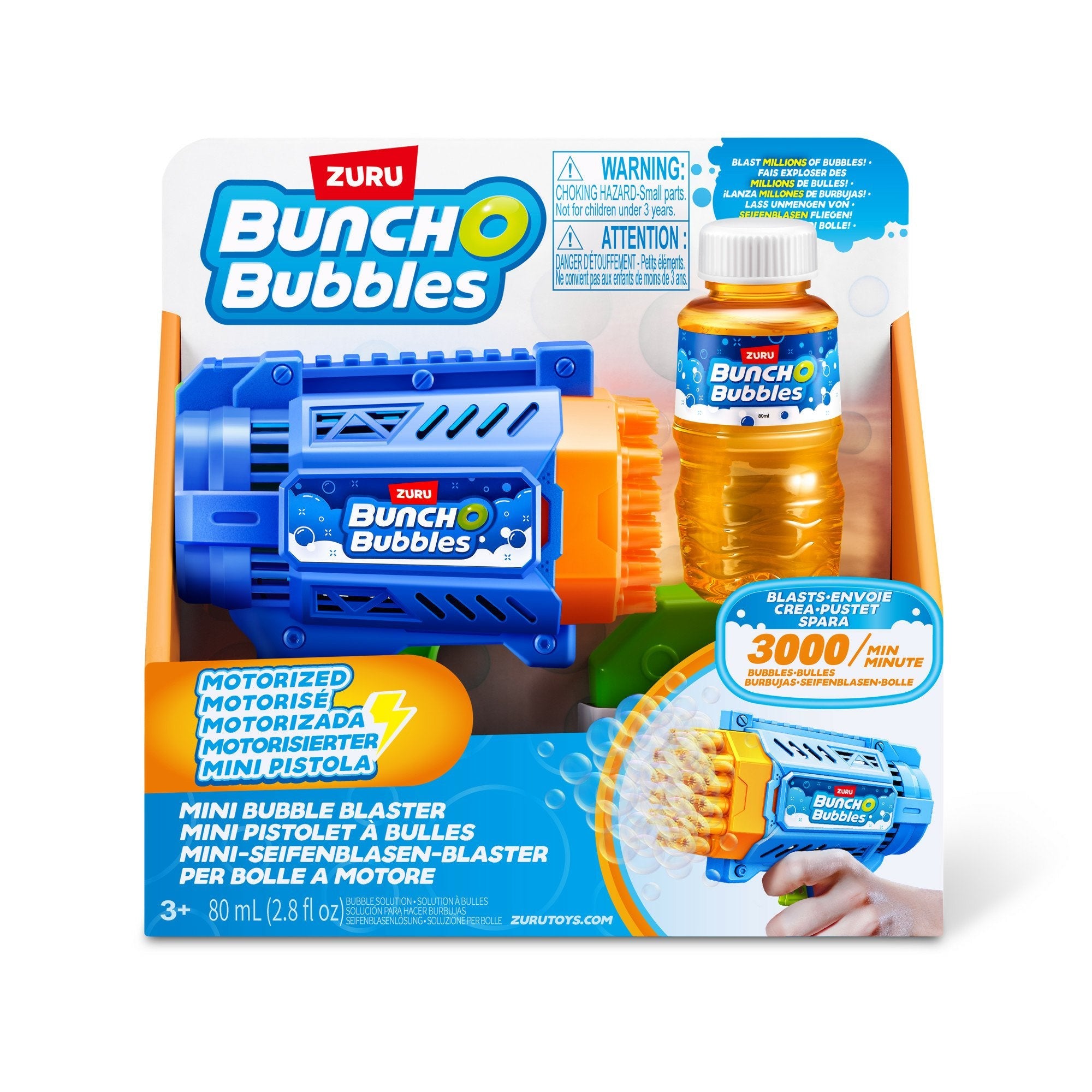 Zuru Bunch O Bubbles - Mini Bubble Blaster, Soap Bubbles 11347