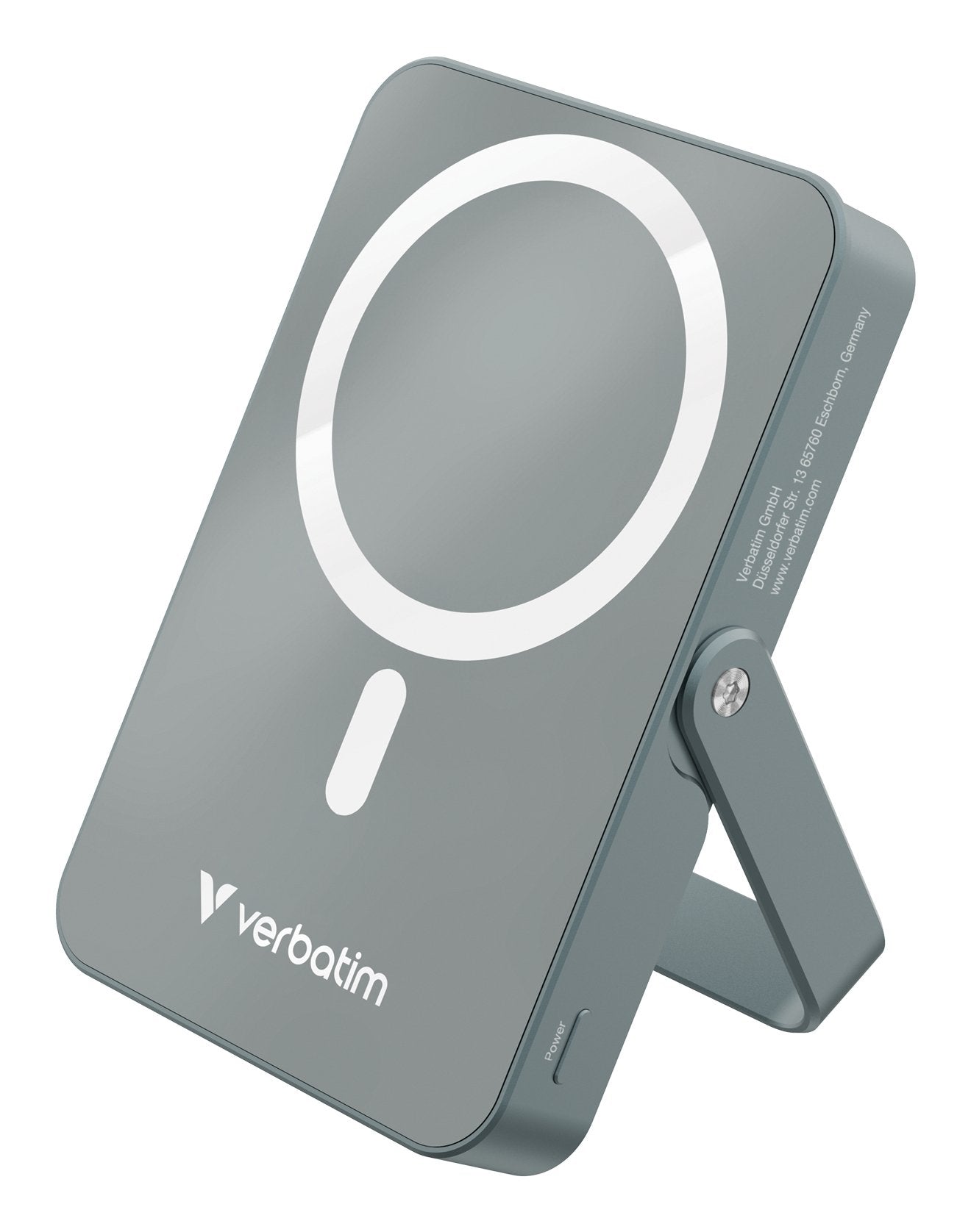 Verbatim Power Bank Mit Standfuss Mag.Wireless 10000ma Grau  32268