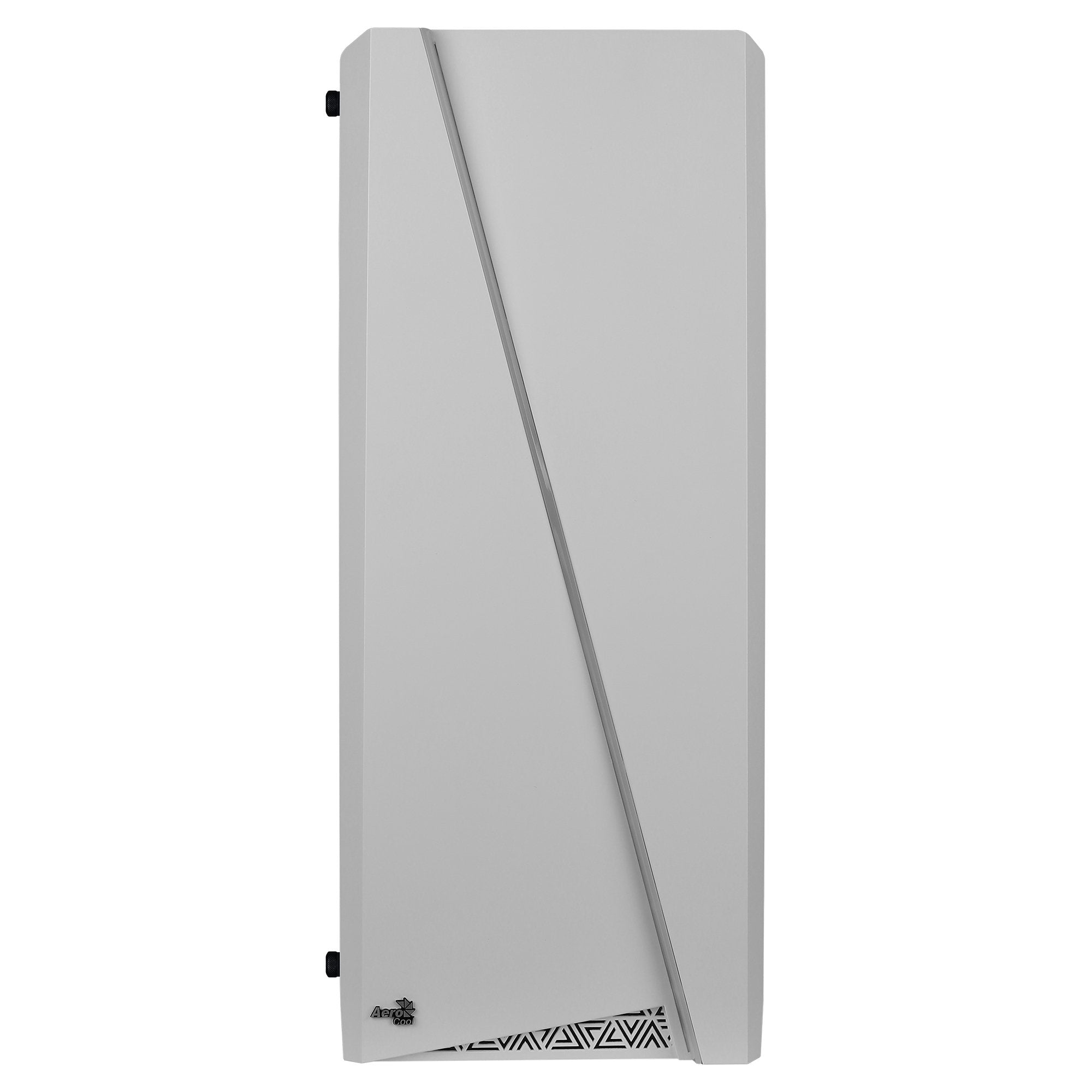 Caja Pc Aerocool Semitorre Cylon White Frontanl Elegante Con Linea De Iluminacion Rgb Lateral Transluciodo Acrilico Lector Sd Y Microsd 198(W)X4