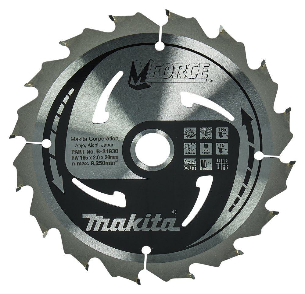 Makita M-Force Saegeb. 165x20x16