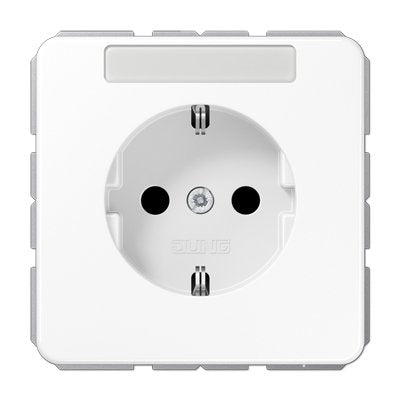 Jung Cd1520naww Schuko Steckdose Mit Schriftf.