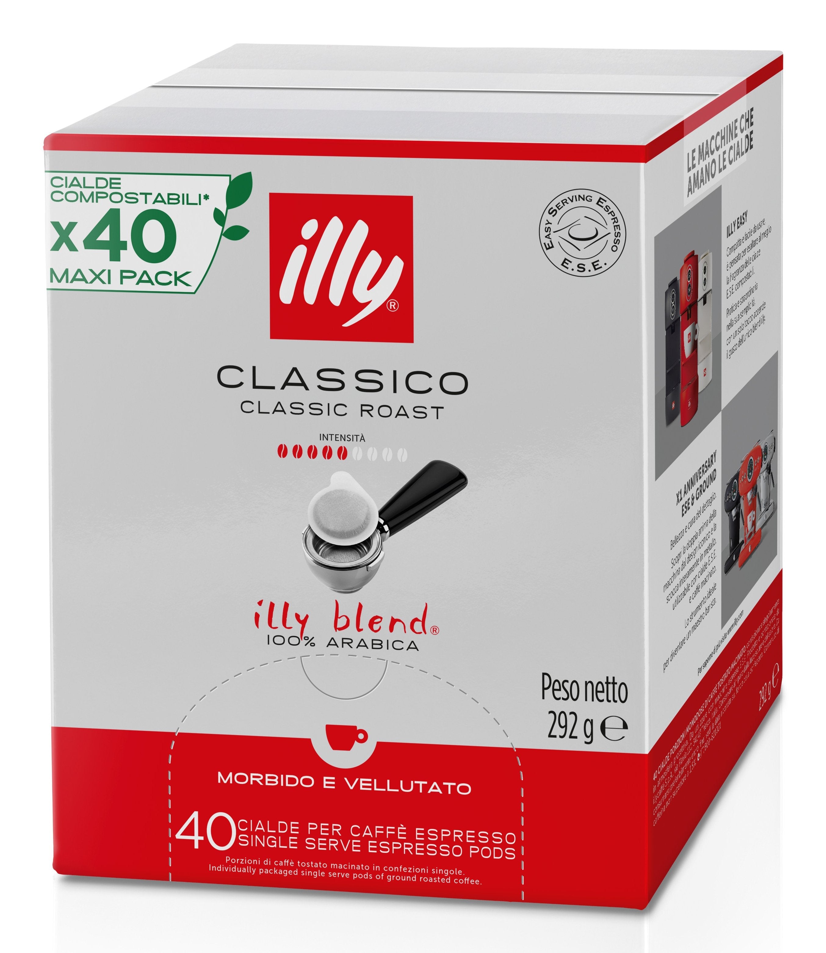 Illy Classico Dosis De Café Tueste Medio 40 Pieza(S)