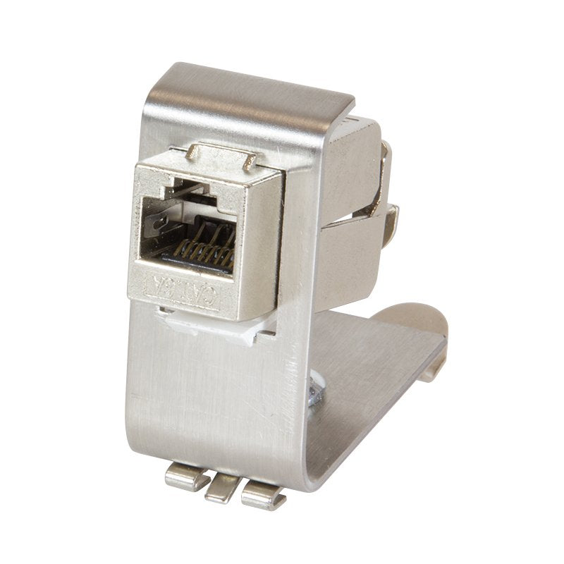 Logilink Mp0051 Adaptador Para Carril Din F. 1xrj45 Módulo Trapezoidal, Metal