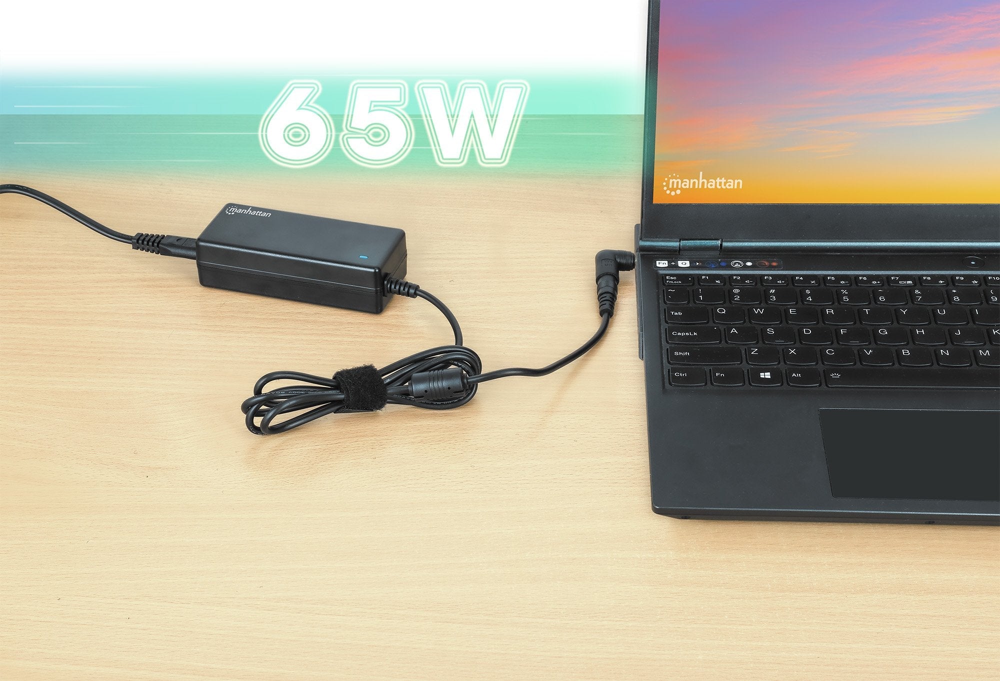 Manhattan Laptop-Netzteil 65w Ac 9 Mecker