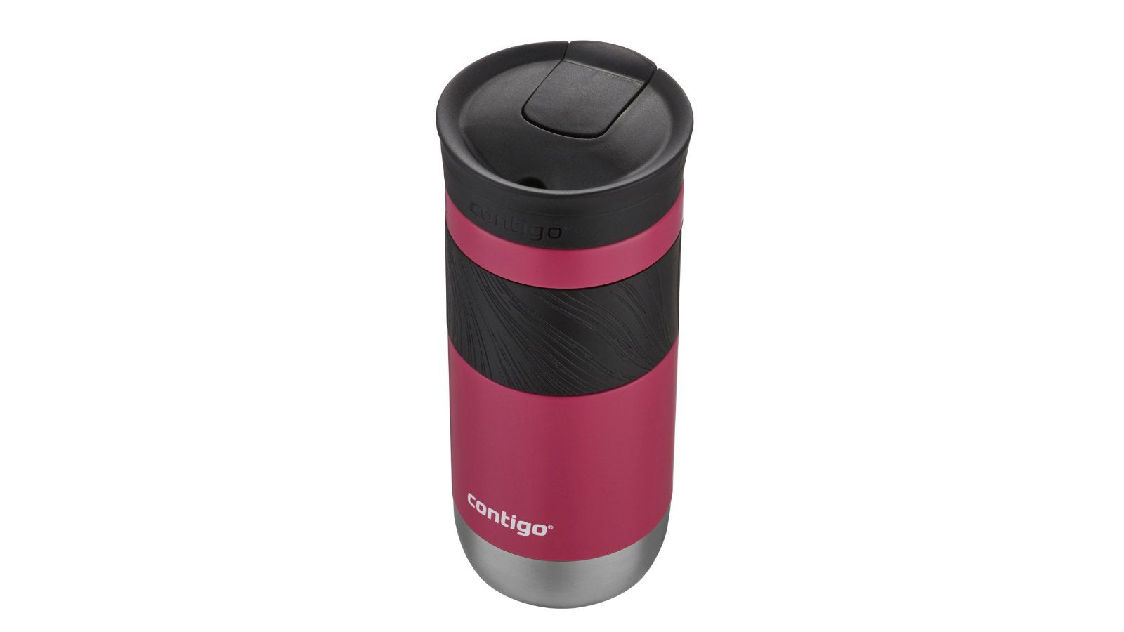 Botella Contigo Byron 2.0 Snapseal 470 Ml Negro, Rojo