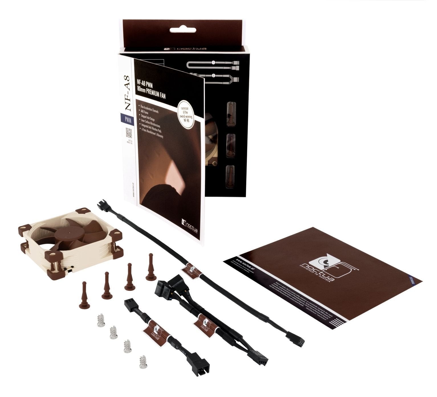 Ventilador 8cm Noctua Nf-A8 Pwm 2.000rpm Marron