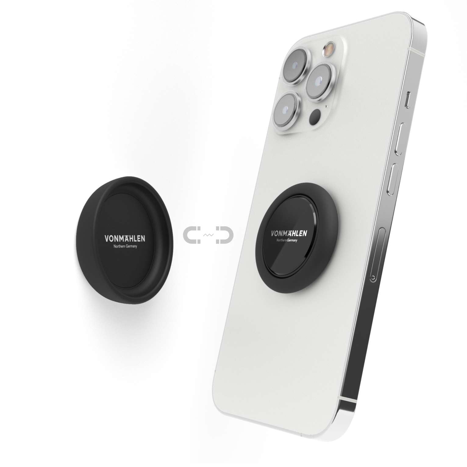 Vonmählen Phonegrip Backflip Pure Negro Negro (Bfd00038)