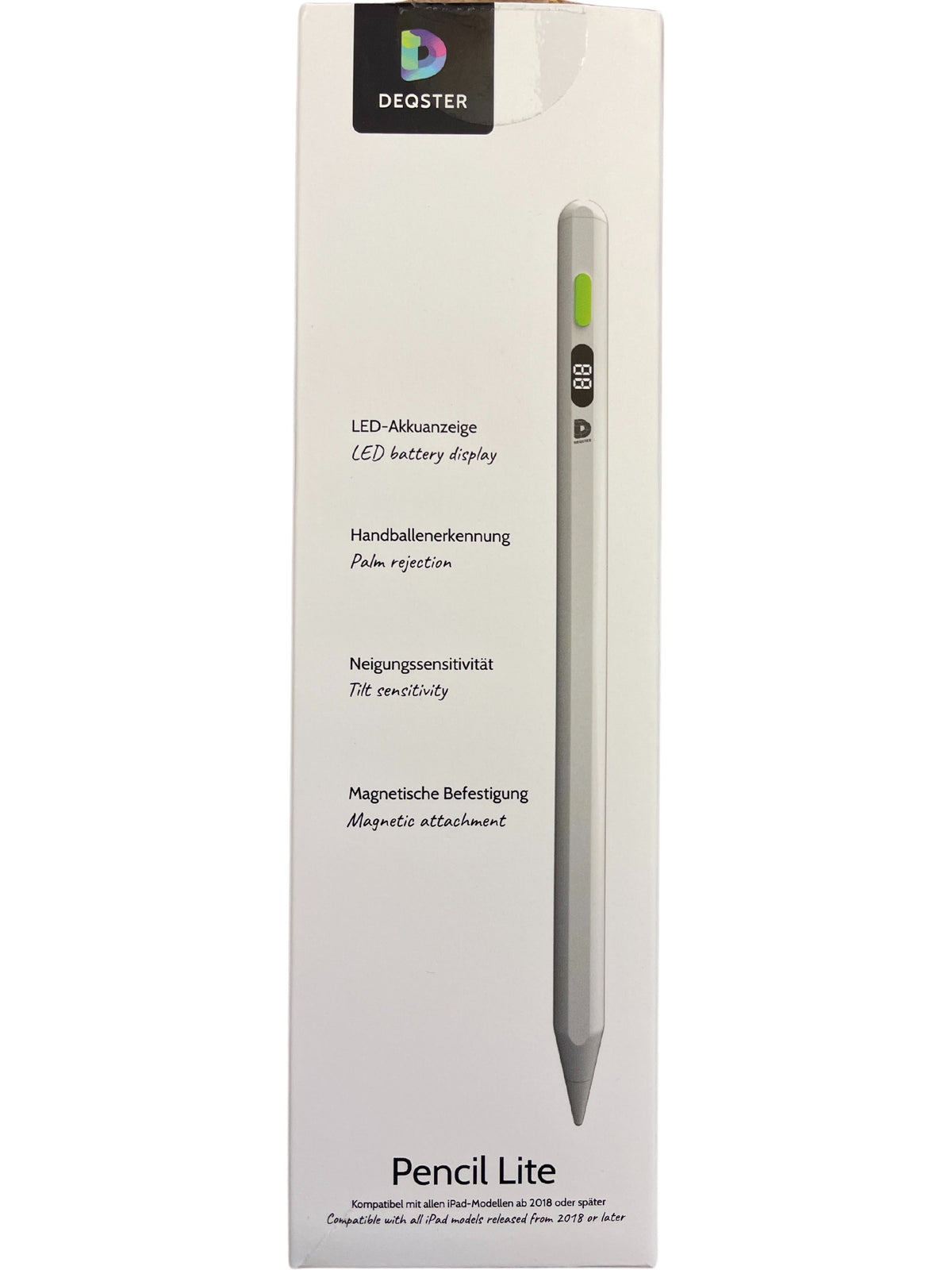 EAN 4260734840846 - DEQSTER Pencil Lite lápiz digital 14 g Blanco imagen 8
