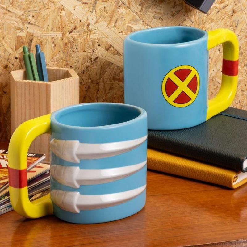 Taza 3d Garra De Lobezno Marvel 350ml