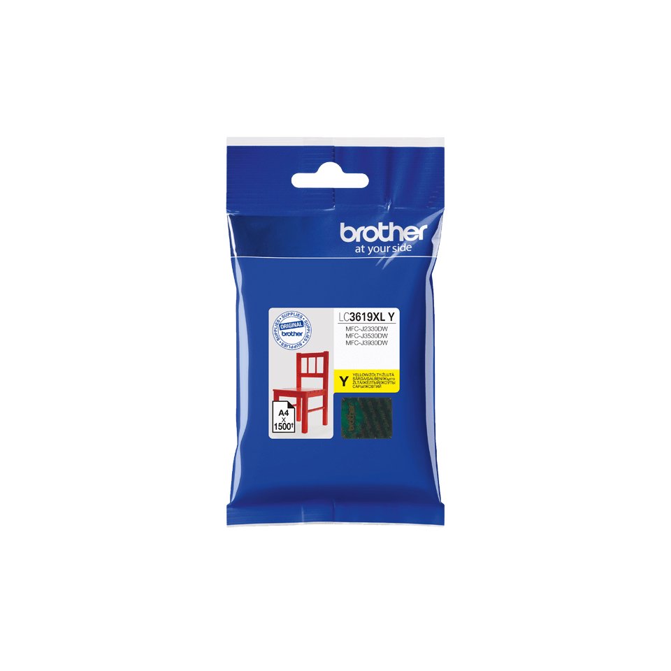 EAN 4977766767705 - Brother LC-3619XLY cartucho de tinta 1 pieza(s) Original Amarillo imagen 1