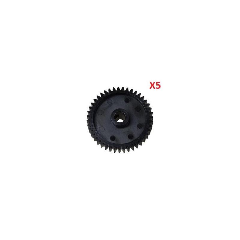 5xlower Roller Gear 43t Lexmark Mx Ms 710 810 811 812 Lexce2829