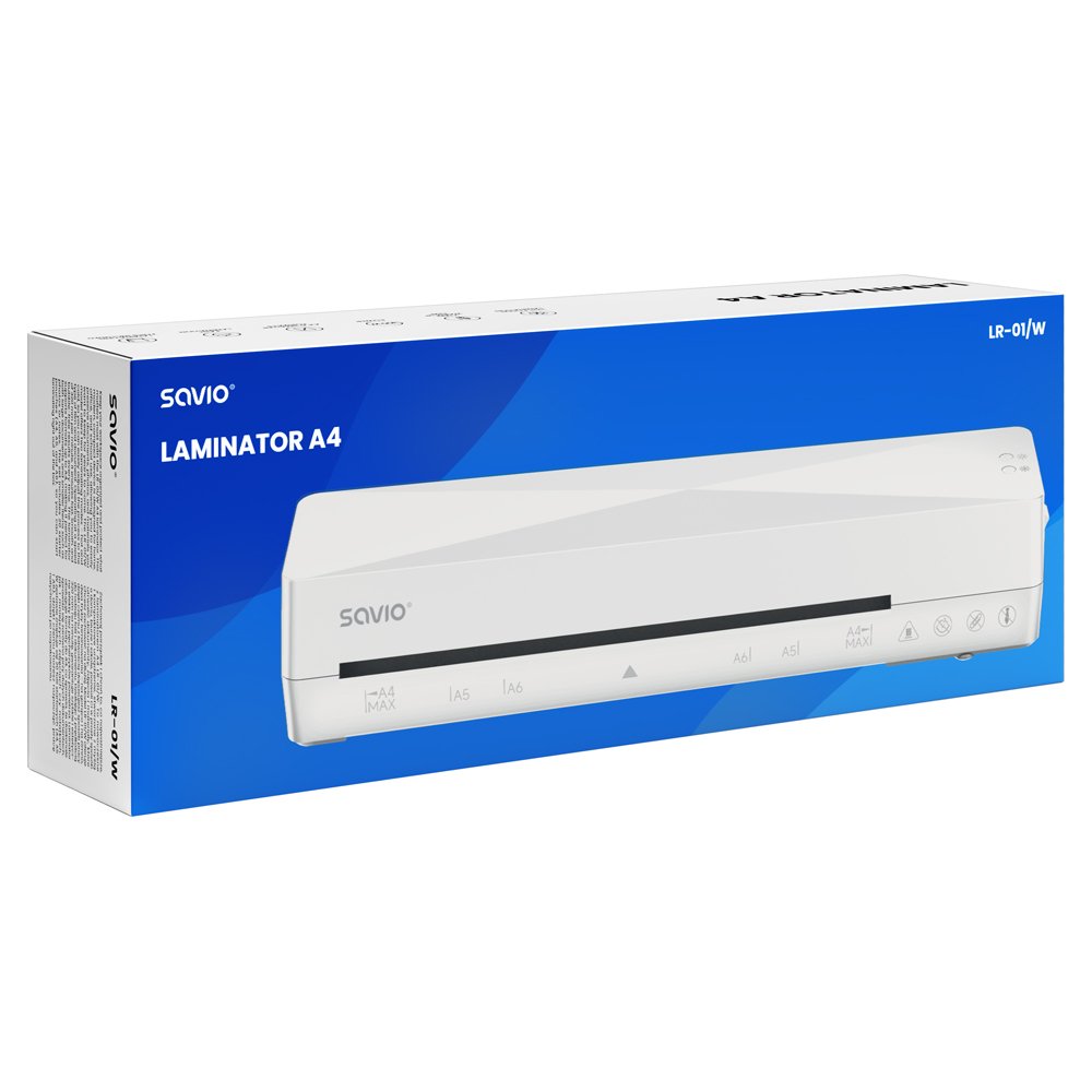 Savio Lr-01/W Laminador Plastificadora En Frío/Caliente 320 Mm/Min Blanco