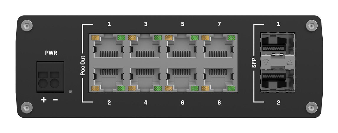 EAN 4779051843671 - Teltonika TSW200 No administrado Gigabit Ethernet (10/100/1000) Energía sobre Ethernet (PoE) Negro imagen 4