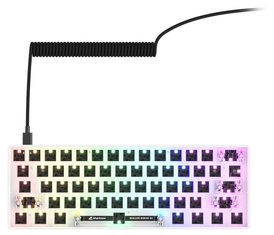 EAN 4044951041862 - Sharkoon SKILLER SGK50 S4 teclado Hogar USB QWERTY Alemán Blanco imagen 4
