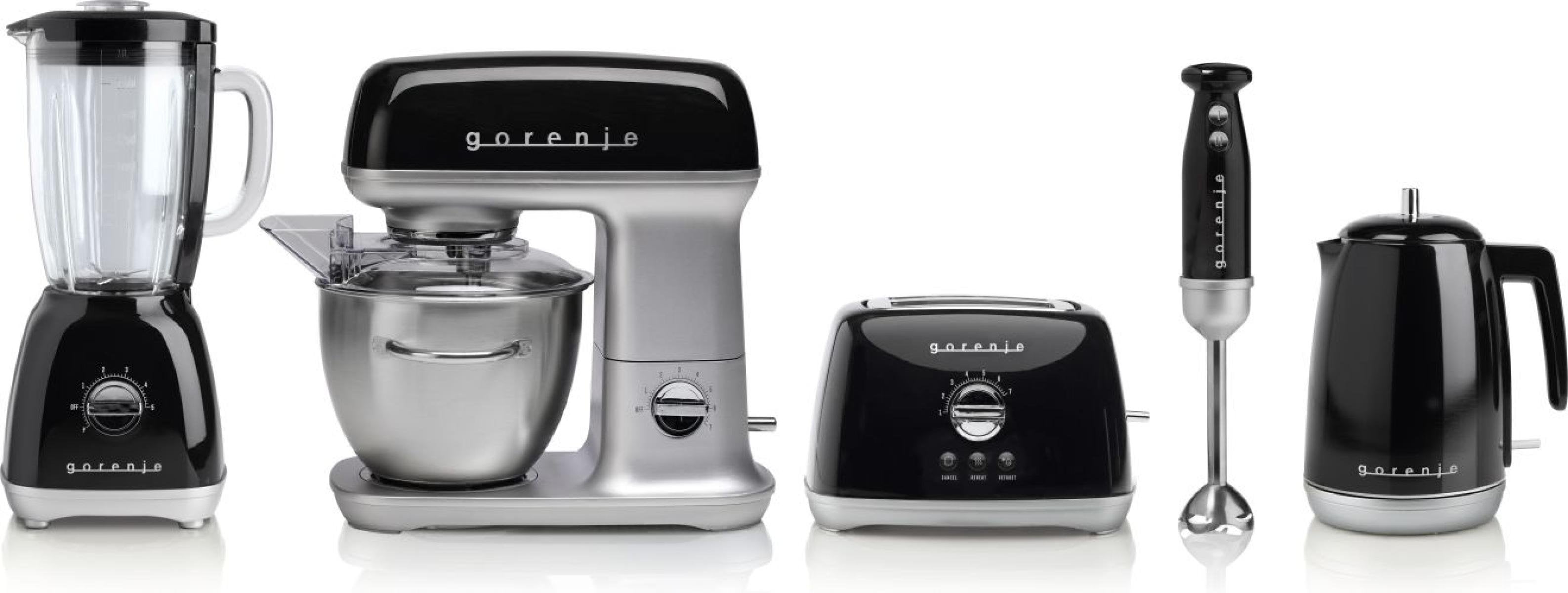 Robot  Gorenje Mmc1000rlbk De Cocina 1000 W 4,5 L Negro, Metálico