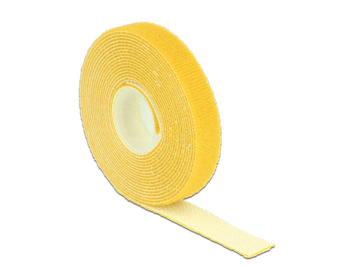 Delock Klettband Auf Rolle L 3 M X B 13 Mm Gelb