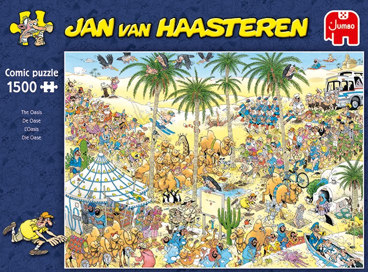 Jan Van Haasteren The Oasis 1500pcs Puzzle Rompecabezas 1500 Pieza(S) Cómics