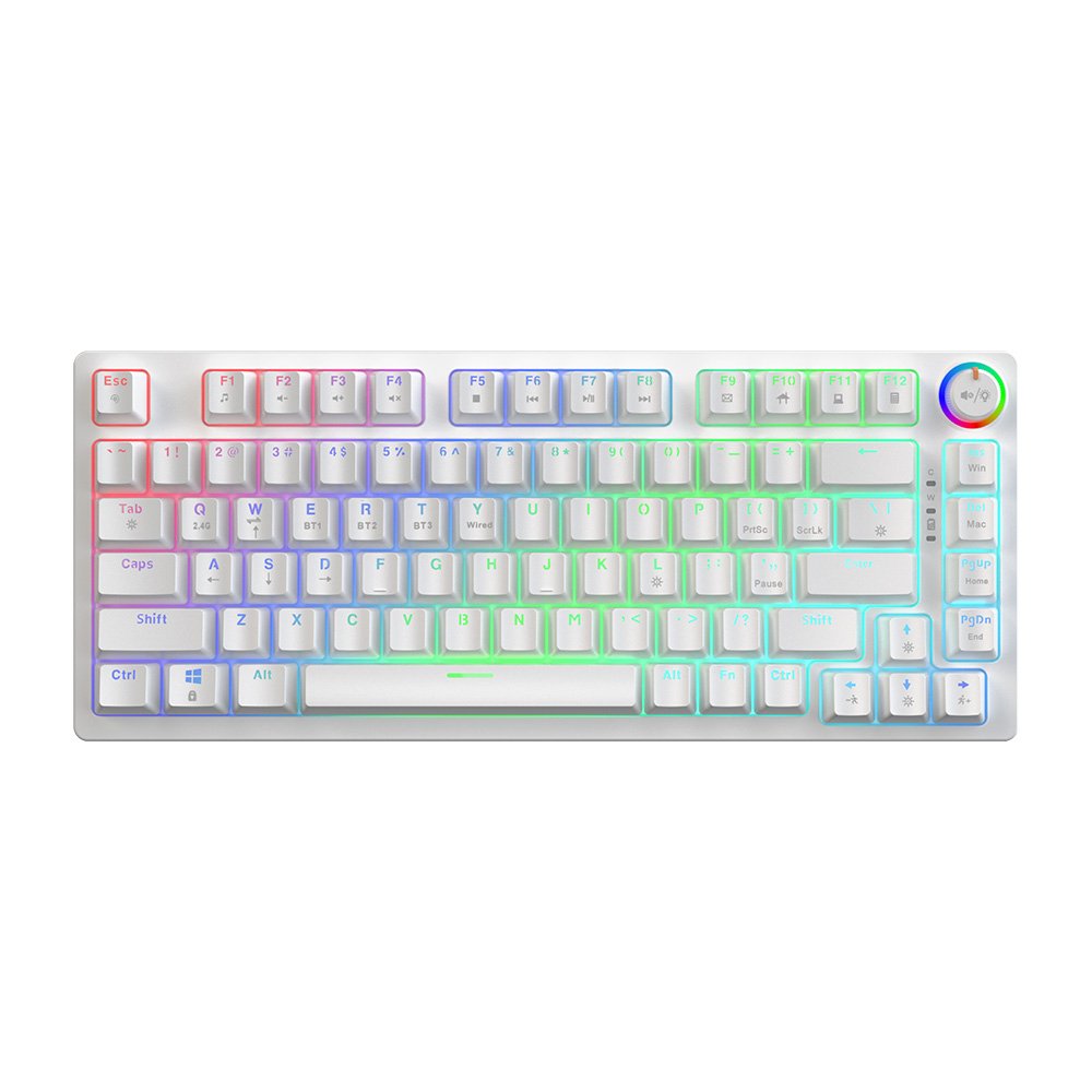 EAN 5901986049289 - Savio Phenix WHITE GAT RED teclado Juego Bluetooth QWERTY EER internacional Blanco imagen 3