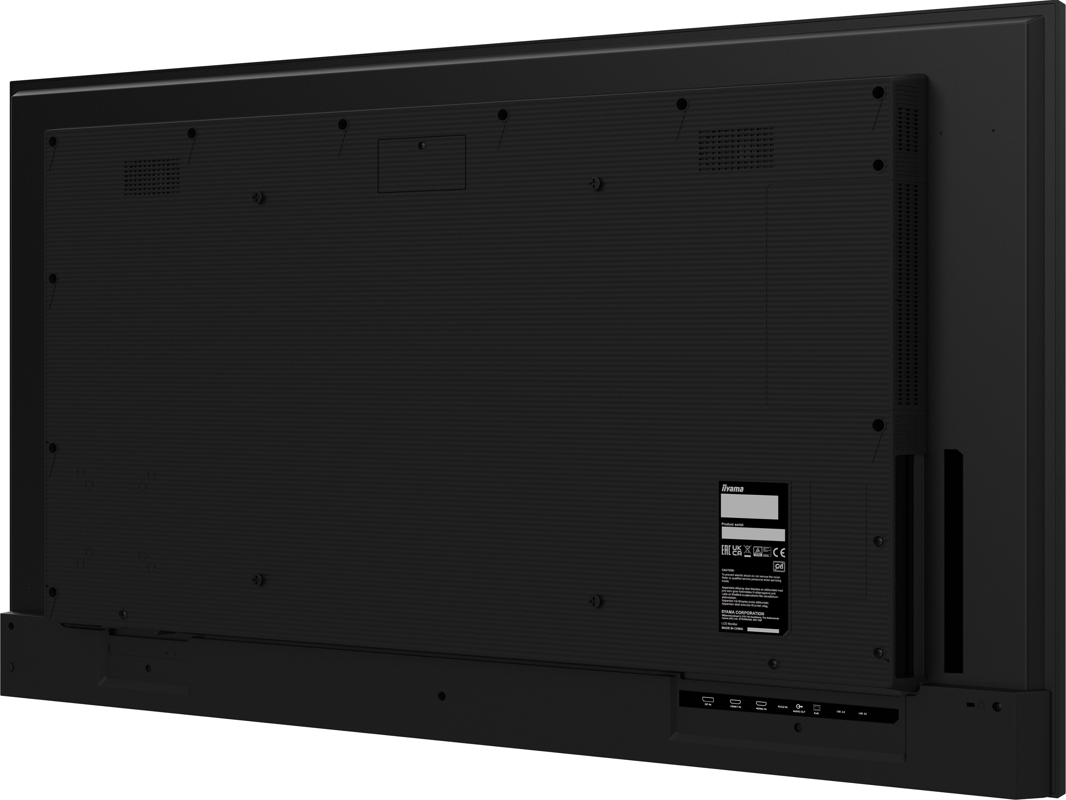 EAN 4948570123575 - iiyama LH5565UHSB-B1 pantalla de señalización Diseño de quiosco 138,7 cm (54.6") LED Wifi 800 cd / m² 4K  imagen 14