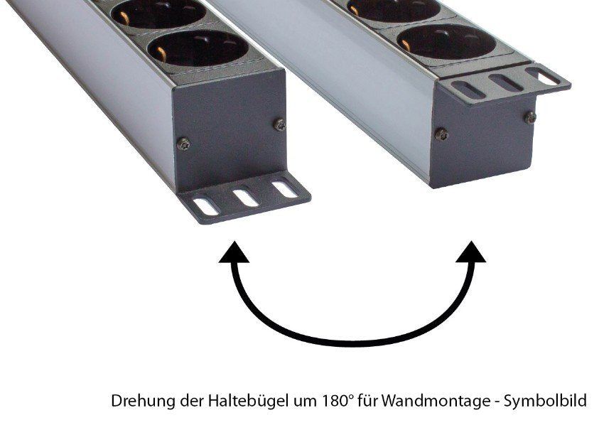 Good Connections 19'' 9-Fach Steckdosenleiste Schuko 1he Schwarz