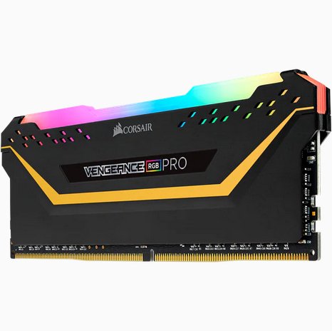 Memoria Ram Corsair Cmw16gx4m2e3200c16 Vengeance Rgb Pro Series Led 16gb 2x8gb 3200mhz Ddr4 Cl16 Black