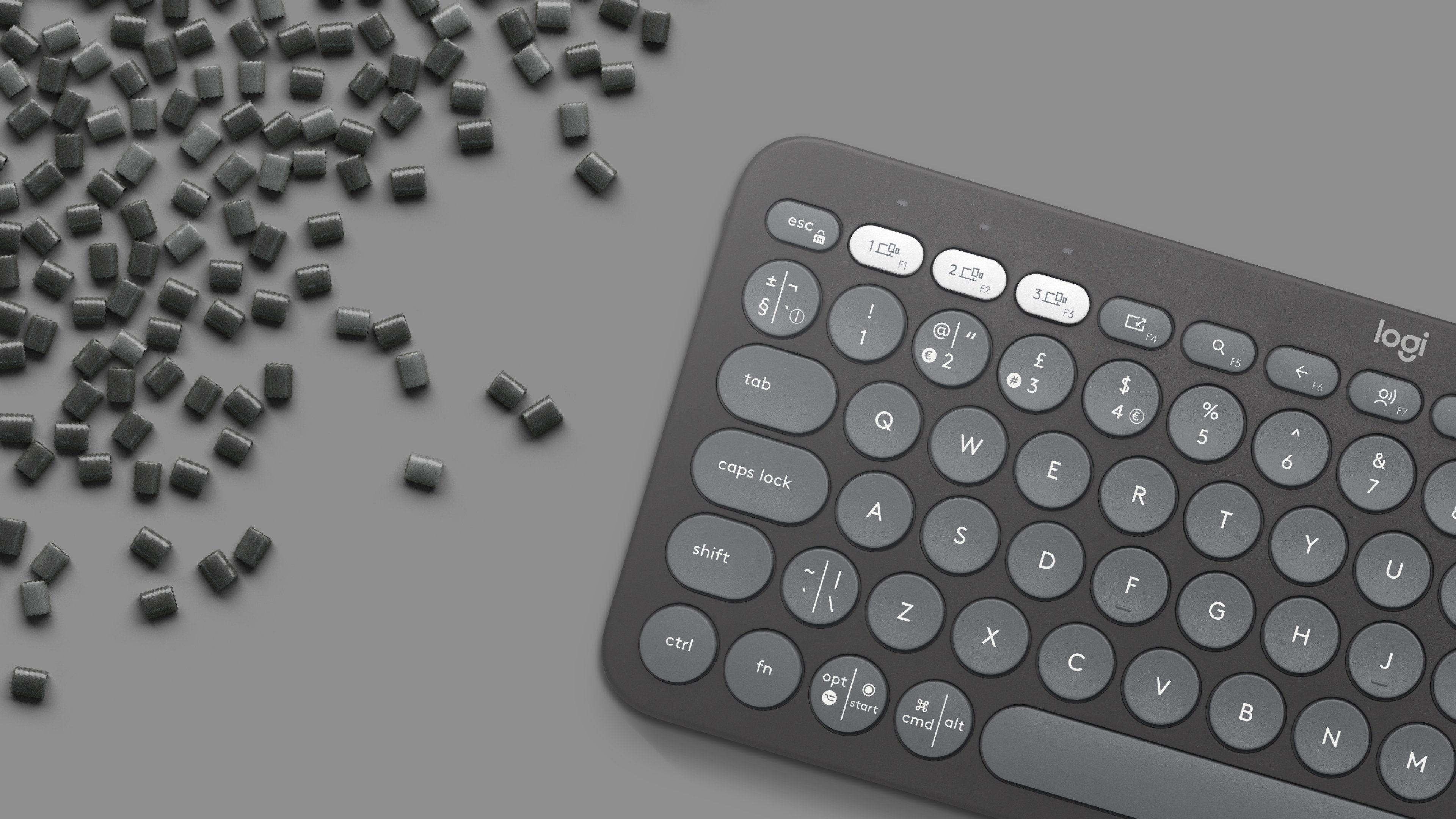 EAN 5099206111288 - Logitech 920-011795 teclado Universal Bluetooth QWERTZ Alemán Grafito imagen 7