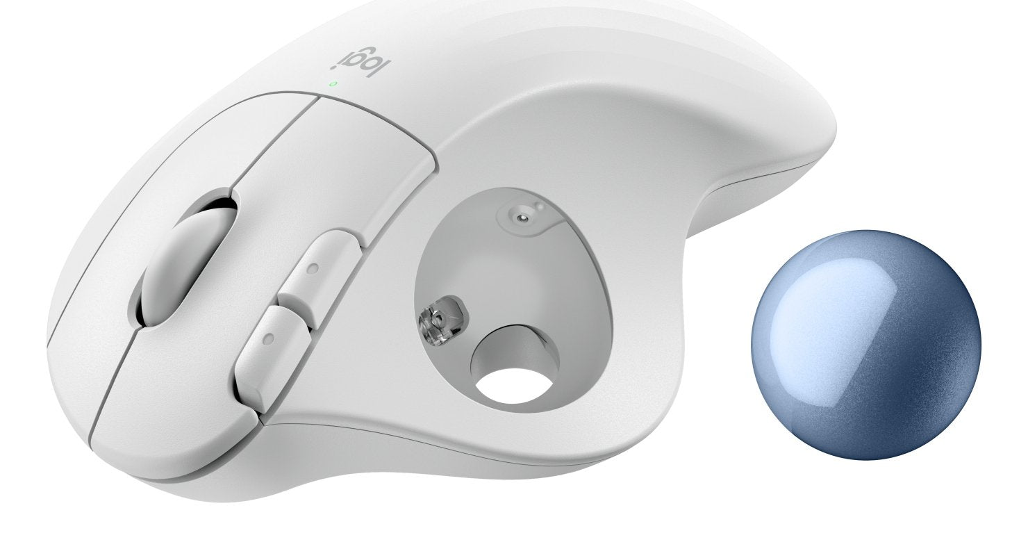 Logitech Ergo M575s Ratón Oficina Mano Derecha Rf Wireless + Bluetooth Trackball 2000 Dpi
