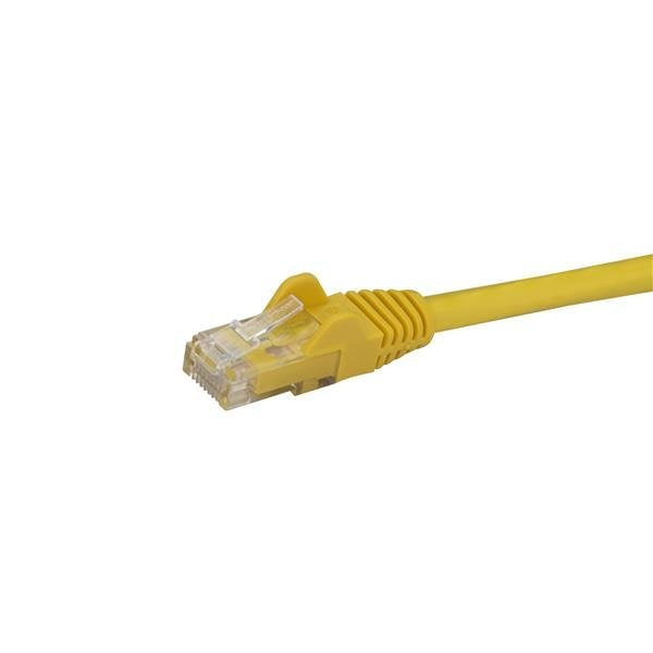 Cable Red 0.5m Amarillo Cat6   Cabl Ethernet Gigabit Sin Enganches