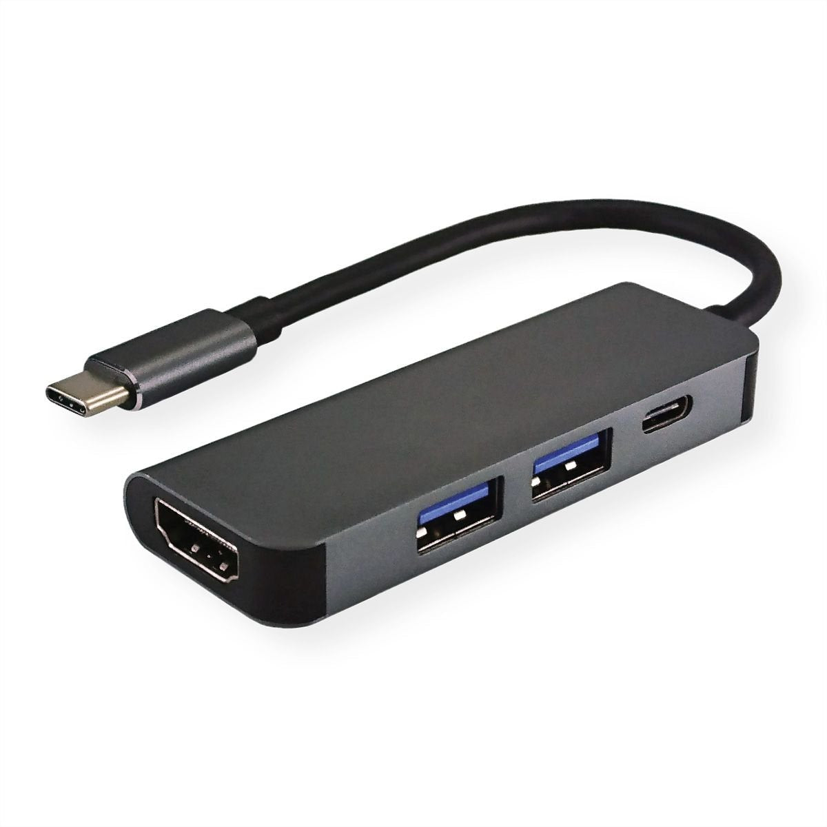 Usb Tipo C Estación De Acoplamiento Hdmi 4k 2x Usb Tipo A + Tipo C Pd Power Delivery