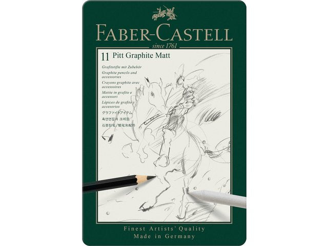 Faber-Castell 115220 8 Lápices De Grafito Pitt Graphite