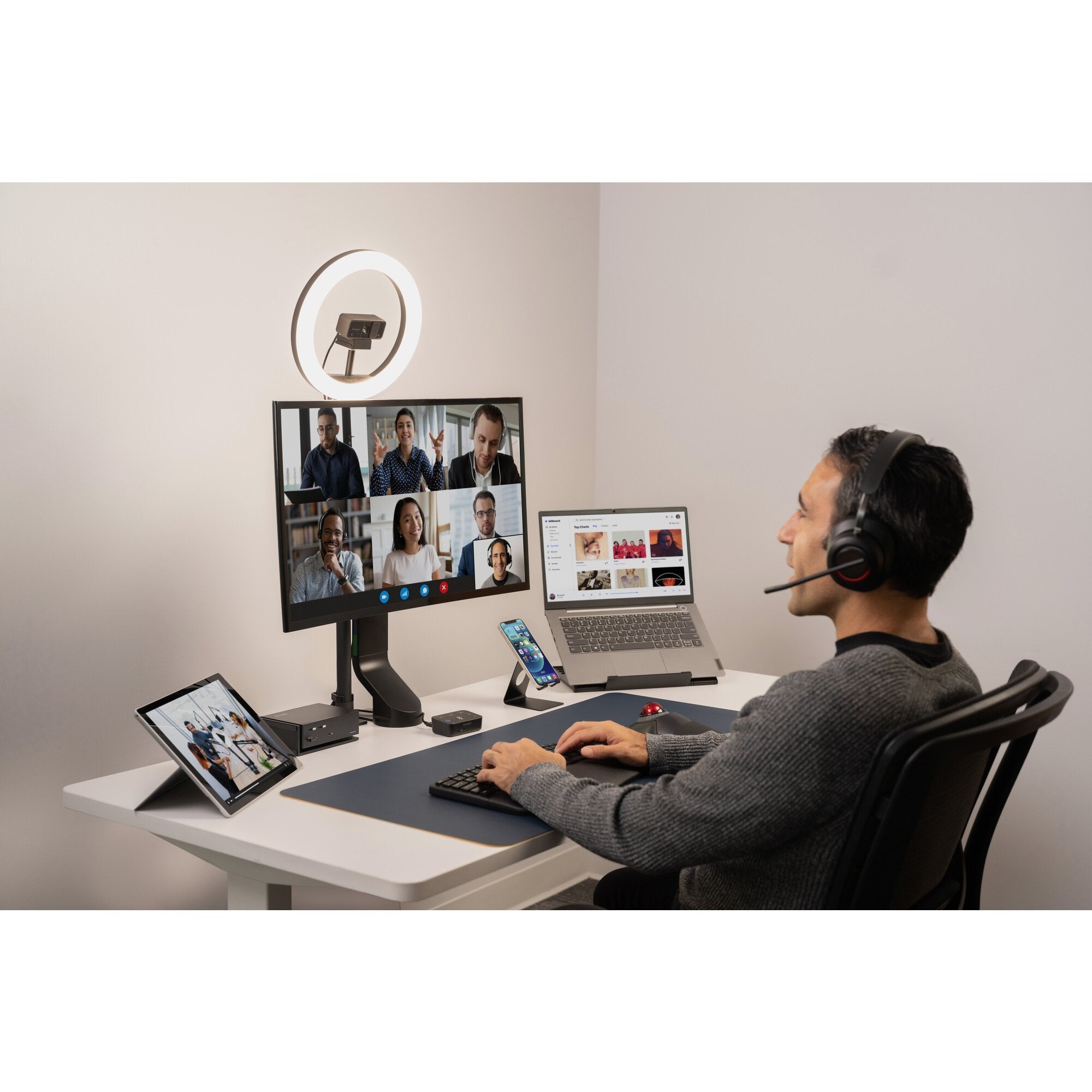 EAN 0085896834526 - Kensington H3000 Inalámbrico Diadema Juego USB Tipo C Negro imagen 18