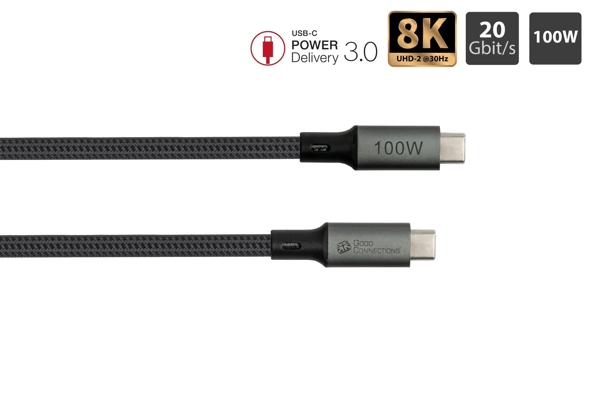 EAN 4014619881369 - Alcasa 2402-T005A cable USB USB4 Gen 2x2 0,5 m USB C Grafito imagen 3
