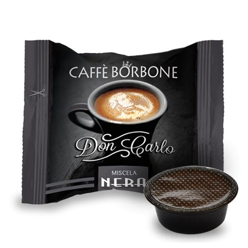Cápsulas De Borbone Comp.A Modo Mio Don Carlo Negras 100 Unidades