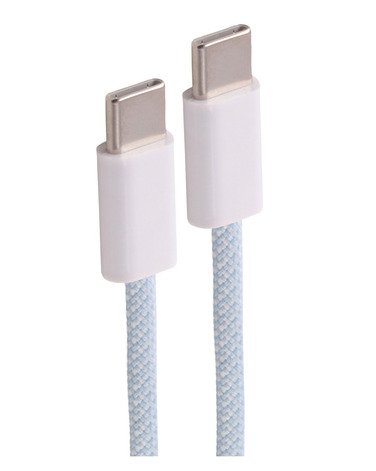 Shiverpeaks Usb-C Cable De Carga, 2.0, 60w, Azul, Textil, 0,5m