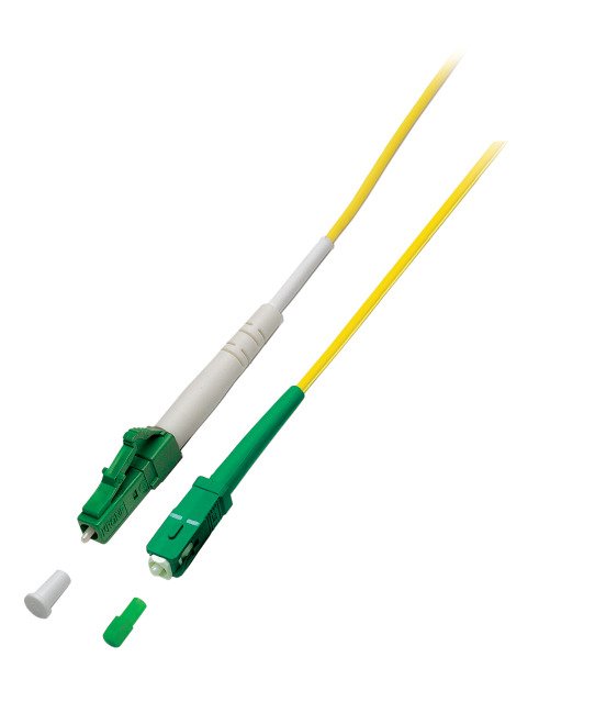 Simplex Cable De Red Lc Apc-Sc Apc Os2 G657a2 20m Lszh 2mm Amarillo