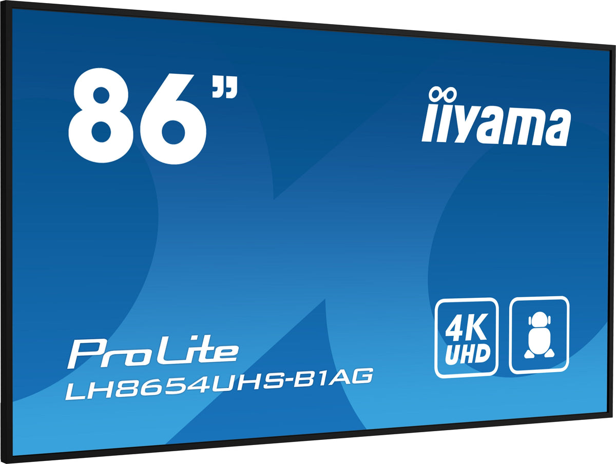 Iiyama Prolite To Be Updated 2,17 M (85.6") 3840 X 2160 Pixeles 4k Ultra Hd Led Negro