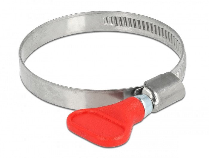 Schlauchschelle Edelstahl 400 Ss Mit Flügelmutter 40 - 60 Mm 5 Stück Rot